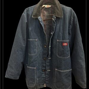 Dickies Men's Dark Blue Denim Shirt Jacket